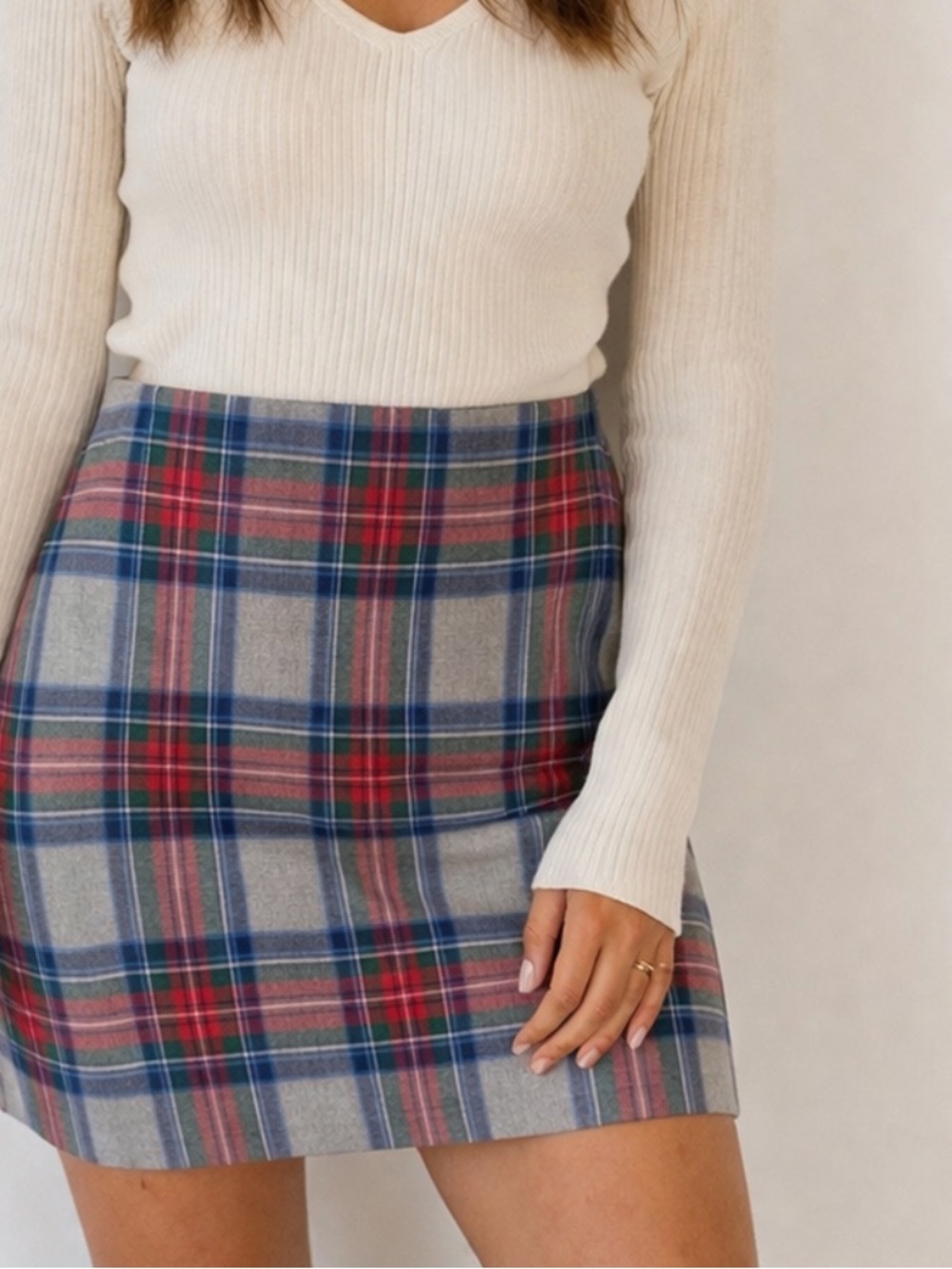 NWOT Vineyard Vines Jolly Plaid Postage Stamp Skirt 14 Preppy Academia Tartan‎